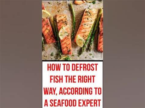 How to Defrost Fish the Right Way, According to a .